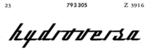 hydroversa Logo (DPMA, 05.12.1963)