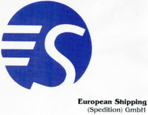 ES European Shipping (Spedition) GmbH Logo (DPMA, 22.02.2000)