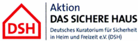 DSH Aktion DAS SICHERE HAUS Logo (DPMA, 03/16/2001)