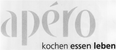 apéro kochen essen leben Logo (DPMA, 04/16/2008)