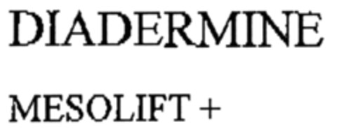 DIADERMINE MESOLIFT + Logo (DPMA, 23.11.2009)