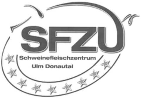 SFZU Schweinefleischzentrum Ulm Donautal Logo (DPMA, 12/17/2009)