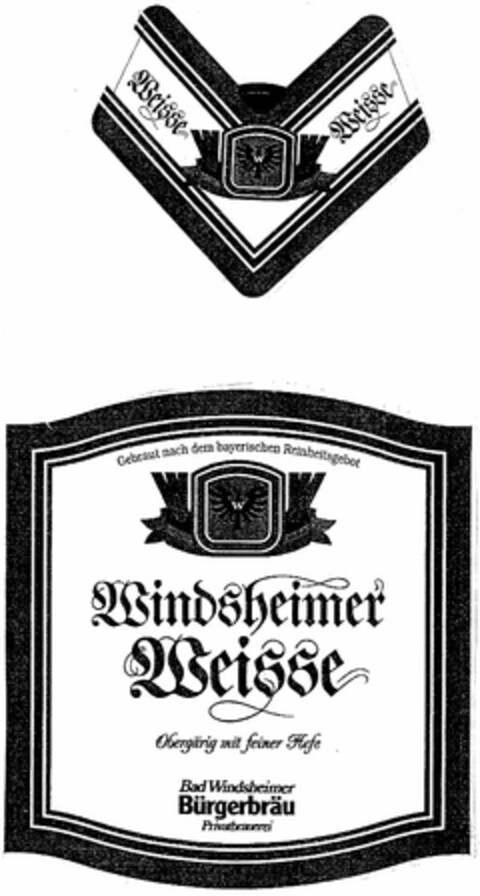 Windsheimer Weisse Logo (DPMA, 11/17/2003)