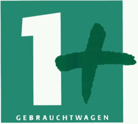 1+ GEBRAUCHTWAGEN Logo (DPMA, 11/28/2003)