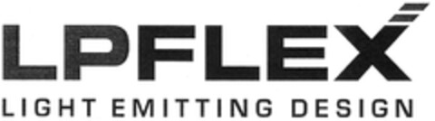 LPFLEX LIGHT EMITTING DESIGN Logo (DPMA, 07.12.2007)