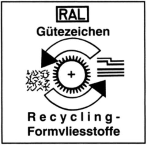 RAL Gütezeichen Recycling-Formvliesstoffe Logo (DPMA, 14.03.1995)