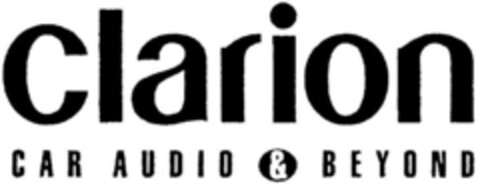 clarion CAR AUDIO & BEYOND Logo (DPMA, 26.04.1995)