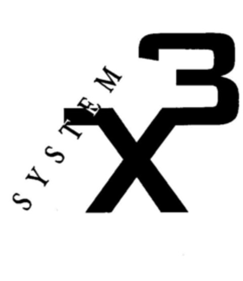 SYSTEM X3 Logo (DPMA, 08.05.1995)