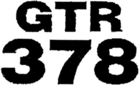 GTR 378 Logo (DPMA, 28.09.1995)