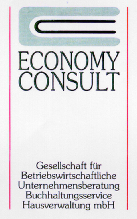 ECONOMY CONSULT Logo (DPMA, 10/10/1997)