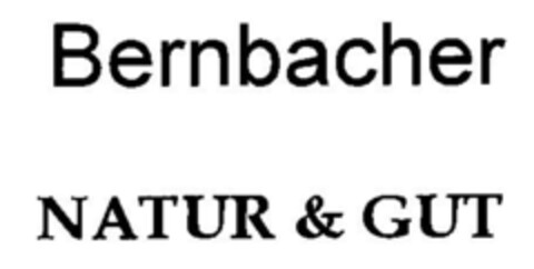 Bernbacher NATUR & GUT Logo (DPMA, 04/17/1998)