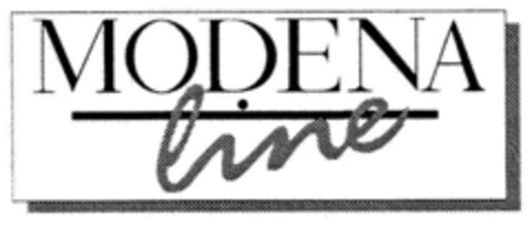 MODENA line Logo (DPMA, 14.12.1998)