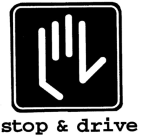 stop & drive Logo (DPMA, 03/12/1999)