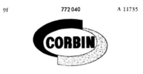 CORBIN Logo (DPMA, 16.01.1962)