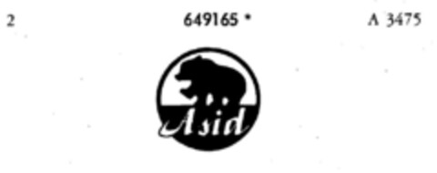 Asid Logo (DPMA, 10/28/1953)