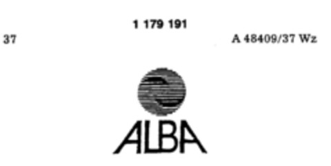 ALBA Logo (DPMA, 14.07.1990)
