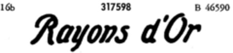 Rayons d'Or Logo (DPMA, 09.02.1924)