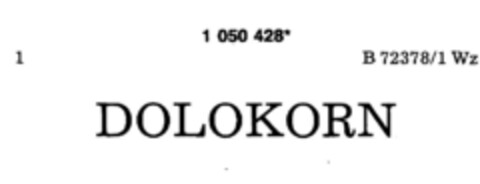 DOLOKORN Logo (DPMA, 14.05.1983)