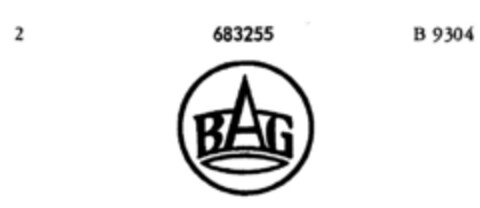 BAG Logo (DPMA, 22.03.1954)