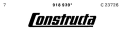 Constructa Logo (DPMA, 29.11.1973)