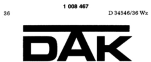 DAK Logo (DPMA, 06.10.1979)