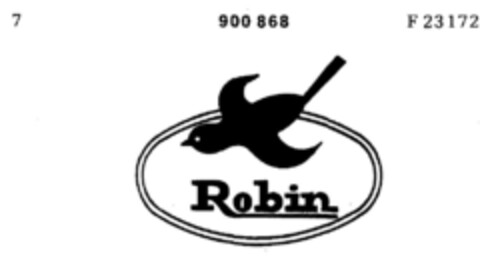 Robin Logo (DPMA, 13.01.1972)