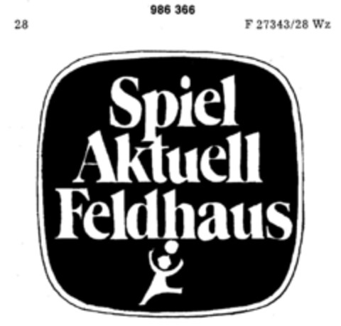 Spiel Aktuell Feldhaus Logo (DPMA, 24.05.1977)