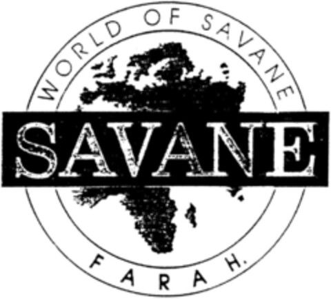 WORLD OF SAVANE Logo (DPMA, 13.08.1992)