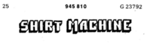 SHIRT MACHINE Logo (DPMA, 05/10/1975)