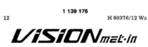 VISION met-in Logo (DPMA, 10/13/1988)