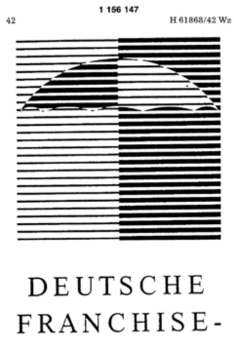DEUTSCHE FRANCHISE - MESSE Logo (DPMA, 06/23/1989)