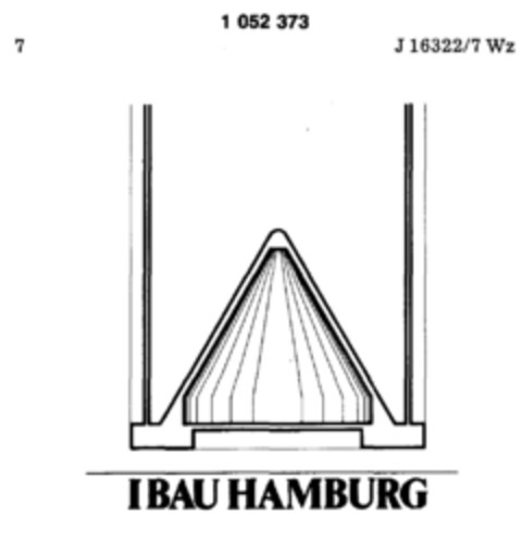 I BAU HAMBURG Logo (DPMA, 02.10.1980)