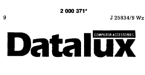 Datalux COMPUTER ACCESSORIES Logo (DPMA, 08.12.1990)