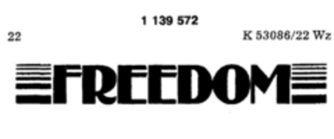 FREEDOM Logo (DPMA, 07/23/1988)