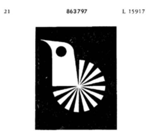 863797 Logo (DPMA, 16.10.1968)