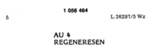 AU 4 REGENERESEN Logo (DPMA, 02/25/1983)