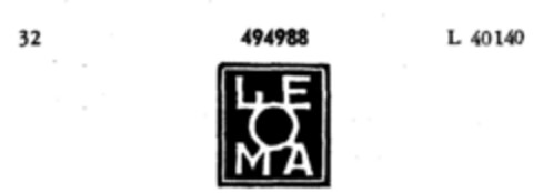 LEOMA Logo (DPMA, 14.07.1936)