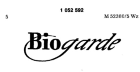 Biogarde Logo (DPMA, 16.12.1982)