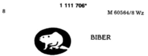 BIBER Logo (DPMA, 04/24/1987)