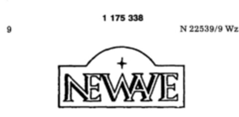 NEWAVE Logo (DPMA, 07/24/1989)