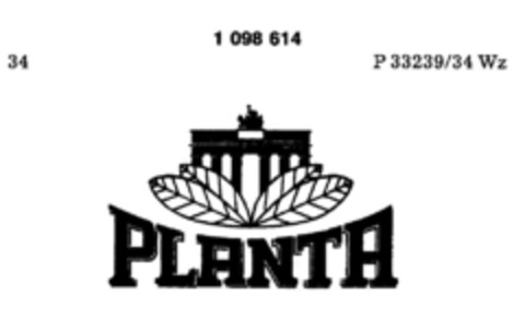 PLANTA Logo (DPMA, 24.10.1985)