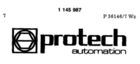 protech automation Logo (DPMA, 02.02.1988)