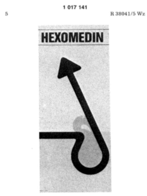 HEXOMEDIN Logo (DPMA, 26.07.1980)