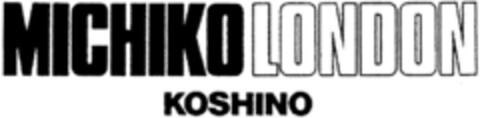 MICHIKO LONDON KOSHINO Logo (DPMA, 08/20/1992)