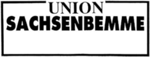 UNION SACHSENBEMME Logo (DPMA, 02/27/1993)