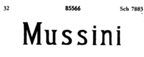 Mussini Logo (DPMA, 09/18/1905)