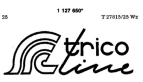 trico line Logo (DPMA, 13.07.1988)