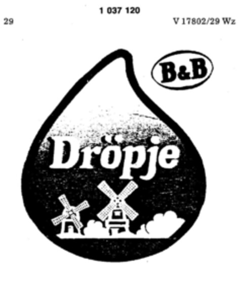 Dröpje B & B Logo (DPMA, 19.12.1981)