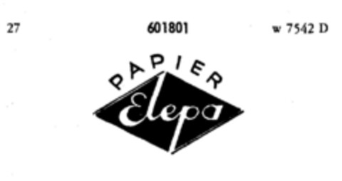 Elepa Papier Logo (DPMA, 14.10.1948)