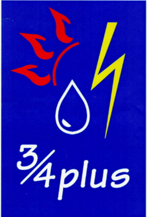 3/4 plus Logo (DPMA, 26.01.2000)